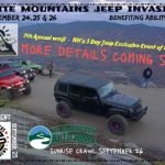 Annual Jeep Invasion White Mountains NH